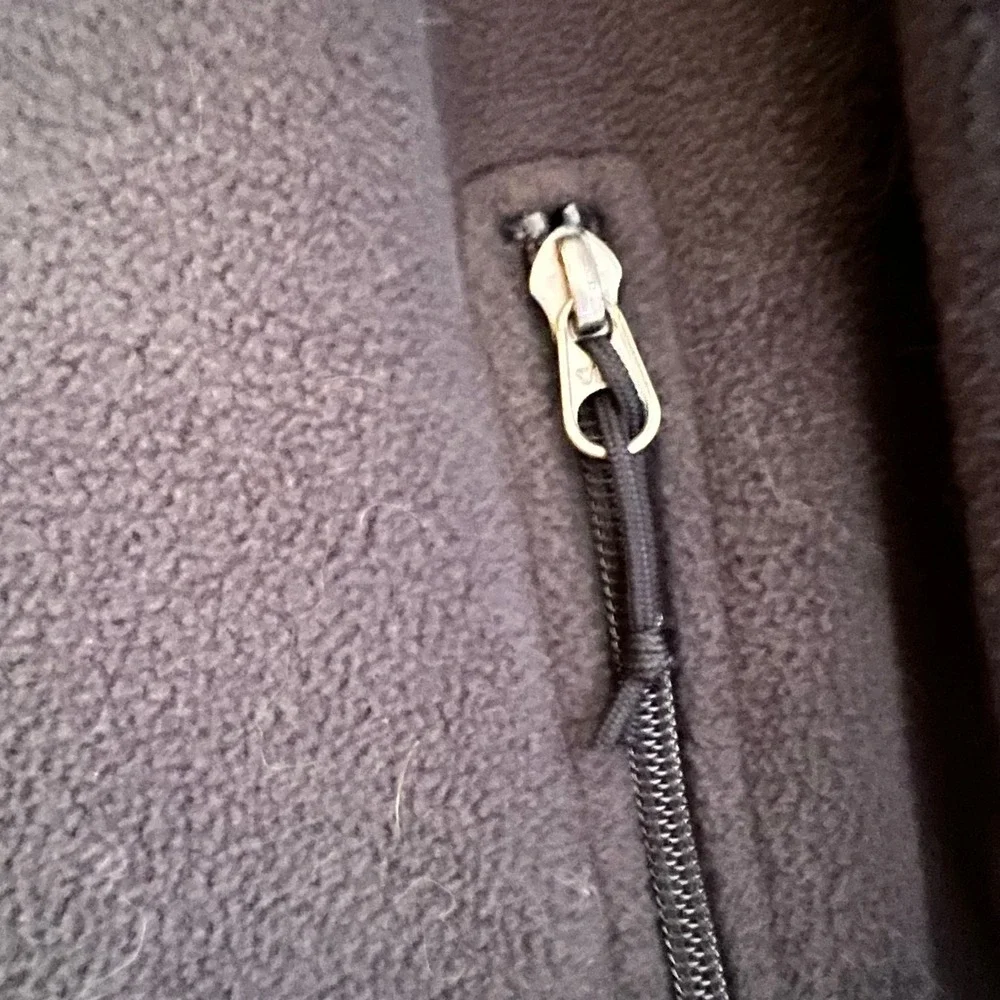 The North Face‎ Mens Denali Fleece Full Zip Jacket Black Hiking Cozy Size Medium